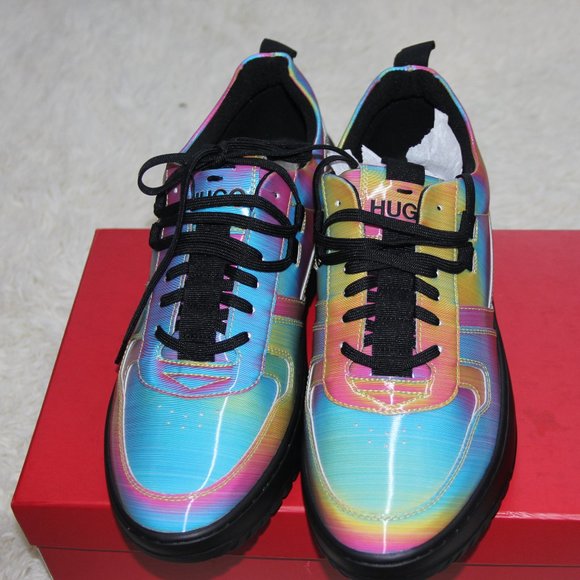 Hugo Multicolor Iridescent Madison Tennis Sneakers - Picture 3 of 6